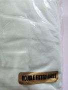 NOS Vintage Morgan Jones mint colored Double Fitted Sheet