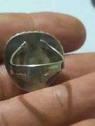 Native Sterling Silver Agate Ring sz 8