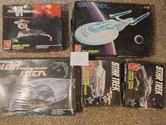 STAR TREK MODELS UNUSED