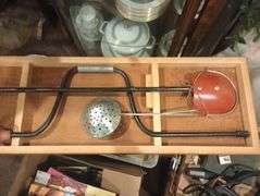 Ice skimmer and slotted ladle in case