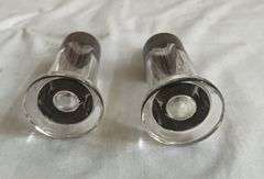 MCM Glass & Copper Salt & Pepper Shaker Set