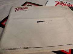 1982 Tampa Bay Bandits license plate and photograph