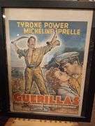Vintage Guerillas movie poster 18"×22"