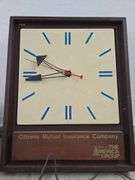 Vintage Citizens Mutual Insurance Company Wall Clock. 4A
