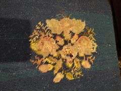 Antique Needle point foot stool