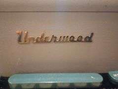 Vintage Underwood typewriter