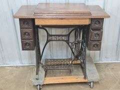 Antique Singer Sewing Machine Cabinet