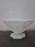 White glass assortment. 1b