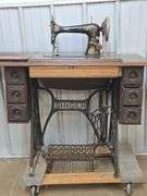 Antique Singer Sewing Machine Cabinet