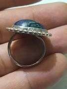 Native Sterling Silver Agate Ring sz 8