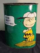 Charlie Brown trash can
