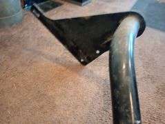 Hitch receiver towing bar