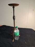Cast iron candle holder top needs to be reattached