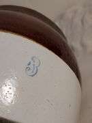 Antique 2 toned bean pot and vintage bean pot