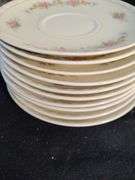 Homer Laughlin China 8 cups, 10 saucers, 5 berry bowls & 8 plates