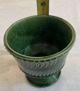 McCoy Green Swirl Pot