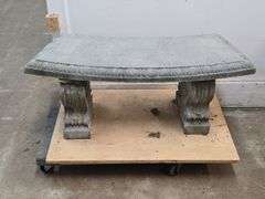 Concrete Garden Bench