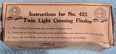 Vintage Marx #423 Twin Light Crossing Flasher