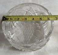 Vintage Crystal Bowl - Fruit theme