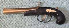 Vintage Derringer Flintlock Pistol