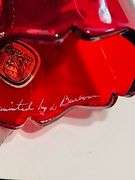 Fenton ruby red 40th Anniversary hand painted bell