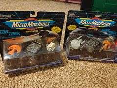 micro machines star trek toys lot