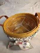 Longaberger basket with insert