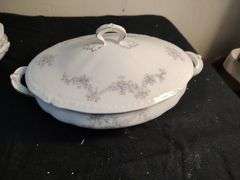 Bavaria China serving dishes serving bowls with lids & gravy boat