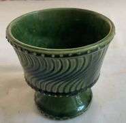McCoy Green Swirl Pot