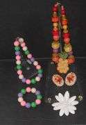 Vntg Jewelry including Dazling TuttiFruitti & Gumball Sets ++