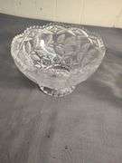 3 Cut glass bowls