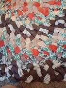 2 Rag rugs 46 1/2"×34" 48 1/2"×28"
