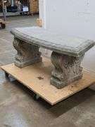 Concrete Garden Bench