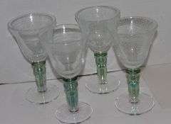 Bubble Glass Stemware