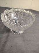 3 Cut glass bowls