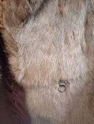 Vintage rabbit fur coat