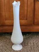 Large 18.5 inch 12 finger Fenton swung vase