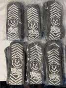 XXL Gray Double Tread Slip Stop Socks from Pillow Paws (Terrycloth) (6 Pairs)