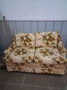 Floral loveseat