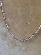 24" Sterling Silver Rope Necklace