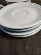 Blue Fiesta 8 cups and 8 saucers
