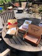4 cigar boxes