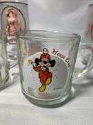 Gibson Girls 1970 Pepsi Cola Advertising Glasses. Excellent Condition Plus Garfield and Mickey.