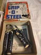 2 Vintage work out equipment in boxes