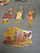 Vintage Halloween & Thanksgiving cardboard decorations