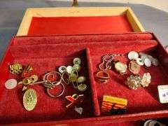 Jewelry box with jewelry