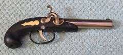 Vintage Derringer Flintlock Pistol