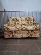 Floral loveseat
