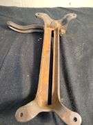 Vintage cast iron spring balance scale