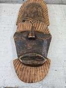 Vintage African Totem? Mask (BIN $200). FR